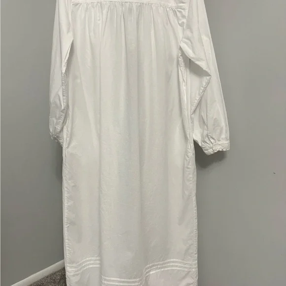 Eileen West 100% Cotton Victorian Nightgown - Cottagecore Heirloom Gown (Size L) - Picture 3 of 7